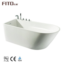 Hot Sale High Glossy Acrylic Simple Seamless Joint Design Bathtub